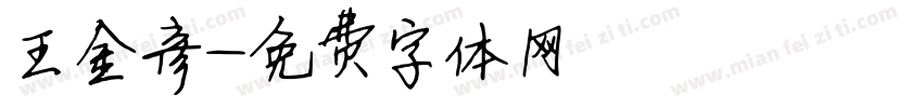 王金彦字体转换
