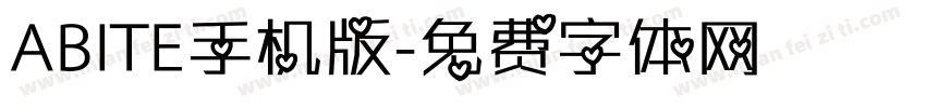 ABITE手机版字体转换