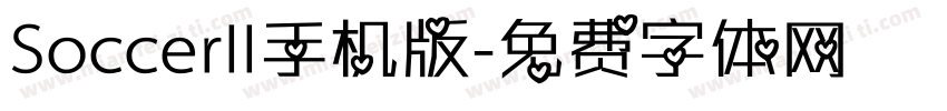 SoccerII手机版字体转换