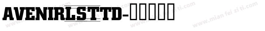 avenirLSTtd字体转换