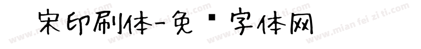 仿宋印刷体字体转换