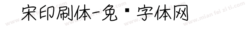 仿宋印刷体字体转换