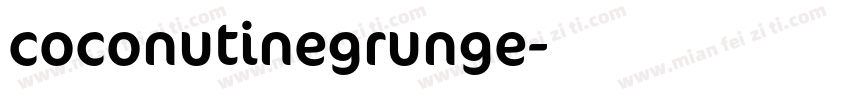 coconutinegrunge字体转换