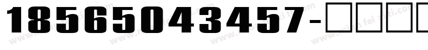 18565043457字体转换