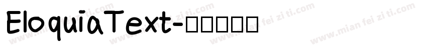 EloquiaText字体转换