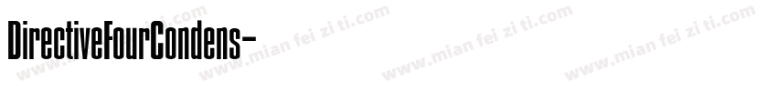 DirectiveFourCondens字体转换