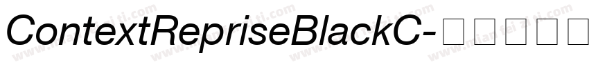 ContextRepriseBlackC字体转换