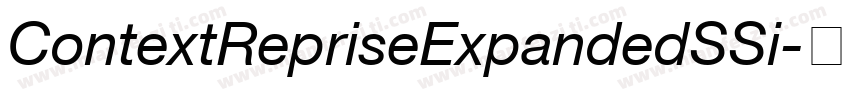 ContextRepriseExpandedSSi字体转换