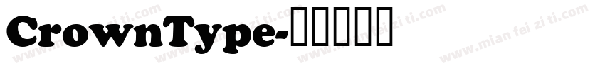 CrownType字体转换