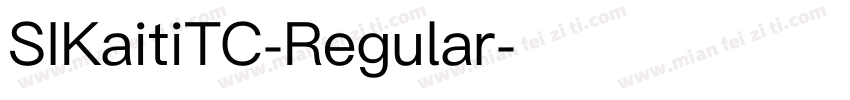 SIKaitiTC-Regular字体转换