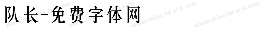 队长字体转换