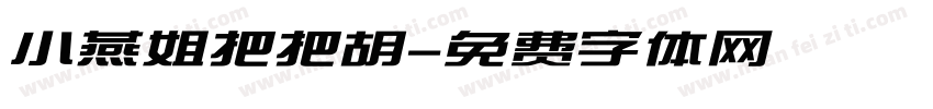 小燕姐把把胡字体转换