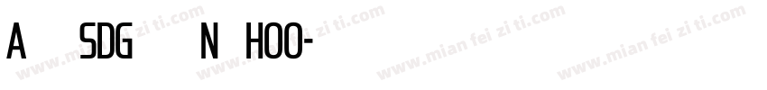 AppleSDGothicNeoH00字体转换