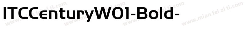 ITCCenturyW01-Bold字体转换