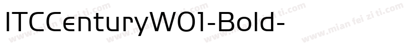 ITCCenturyW01-Bold字体转换
