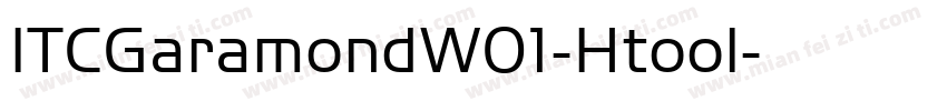 ITCGaramondW01-Htool字体转换