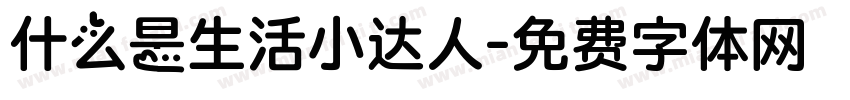 什么是生活小达人字体转换