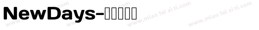 NewDays字体转换