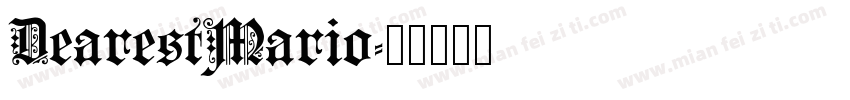 DearestMario字体转换