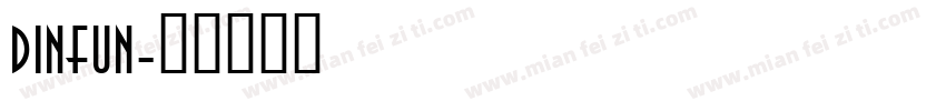 DINfun字体转换