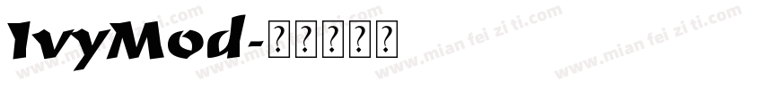 IvyMod字体转换