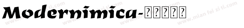 Modernimica字体转换