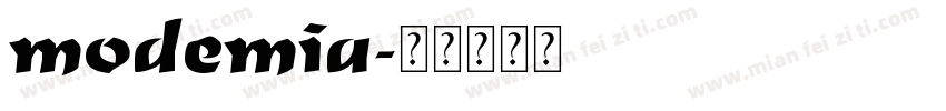 modemia字体转换