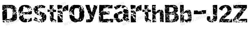 DestroyEarthBb-J2Z7字体转换