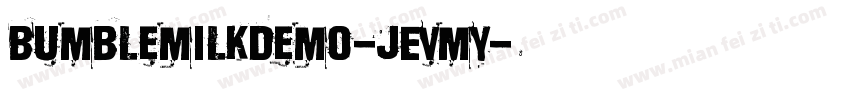 BumblemilkDemo-jEvmy字体转换
