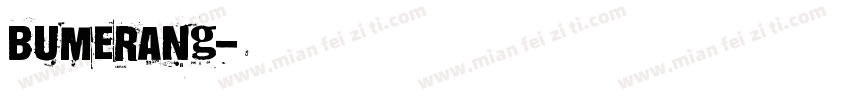 bumerang字体转换