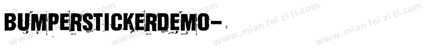 bumperstickerdemo字体转换