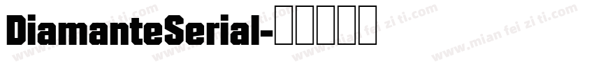 DiamanteSerial字体转换