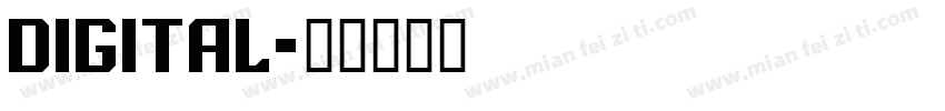 Digital字体转换