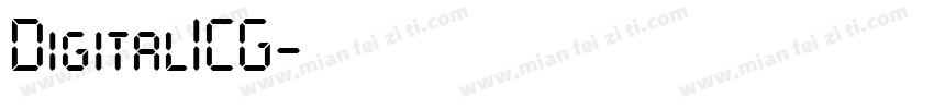 DigitalICG字体转换