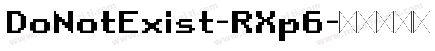 DoNotExist-RXp6字体转换