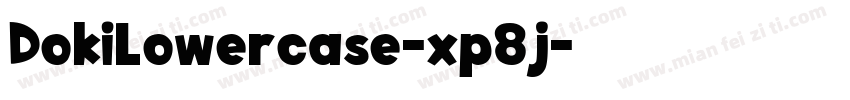 DokiLowercase-xp8j字体转换