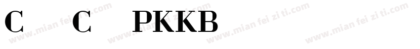 CartoonComic-PKKBg字体转换