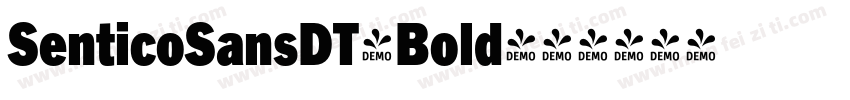 SenticoSansDT-Bold字体转换