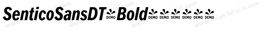SenticoSansDT-Bold字体转换