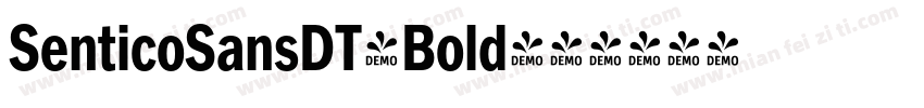 SenticoSansDT-Bold字体转换