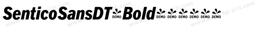 SenticoSansDT-Bold字体转换