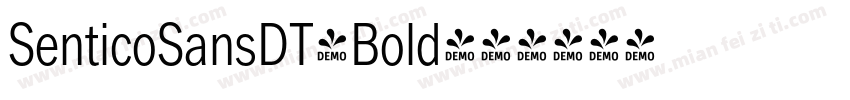 SenticoSansDT-Bold字体转换
