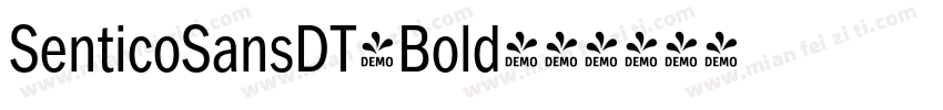SenticoSansDT-Bold字体转换