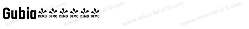 Gubia字体转换