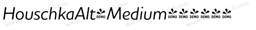 HouschkaAlt-Medium字体转换