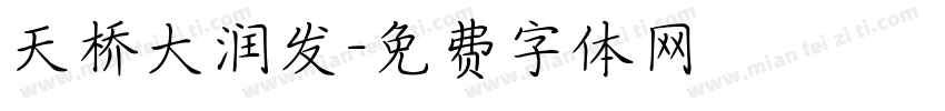 天桥大润发字体转换