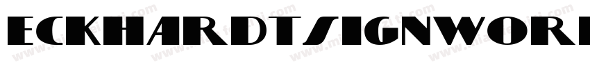 EckhardtSignworkJNL字体转换