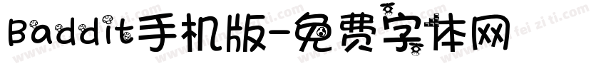 Baddit手机版字体转换