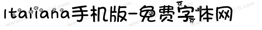 Italiana手机版字体转换