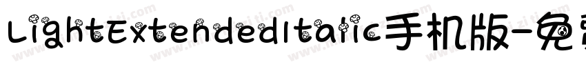 LightExtendedItalic手机版字体转换